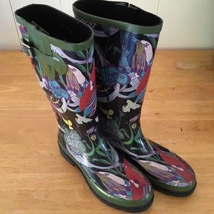 The Sak Floral Print Rain Boots